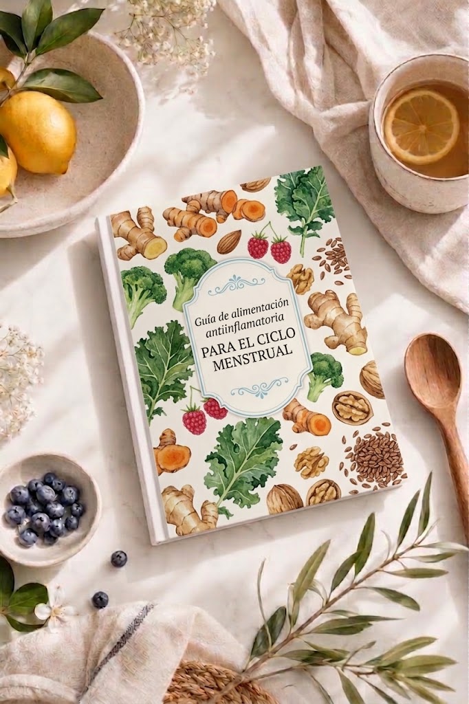 Guía de alimentación antiinflamatoria para el ciclo menstrual